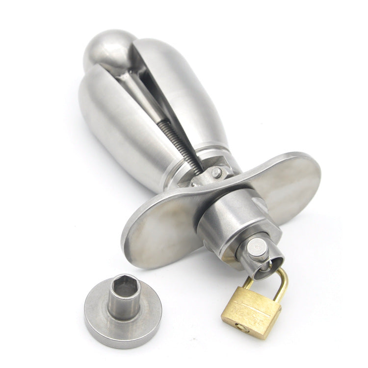 BDStyle Deluxe Chastity Locking Anal Plug Default Title Butt Plugs