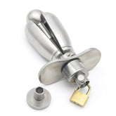 BDStyle Deluxe Chastity Locking Anal Plug Default Title Butt Plugs