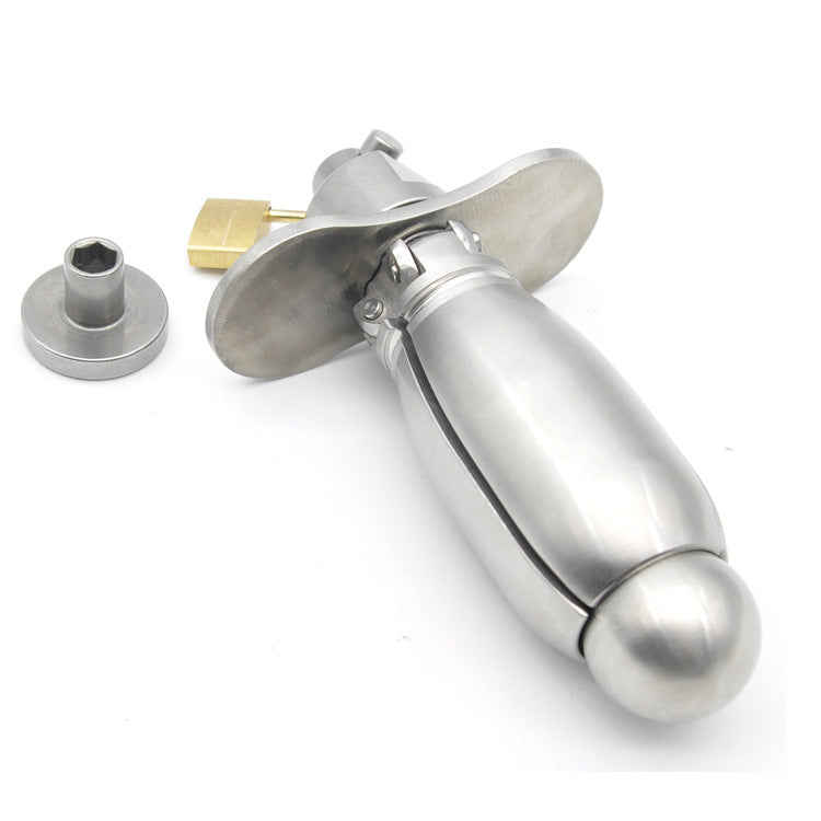 BDStyle Deluxe Chastity Locking Anal Plug Butt Plugs