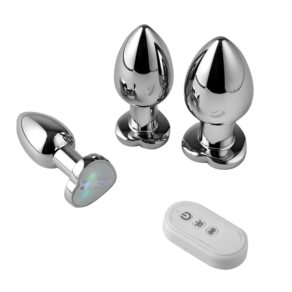 BDStyle App Controlled Light Up Rainbow LED Anal Plug Butt Plugs