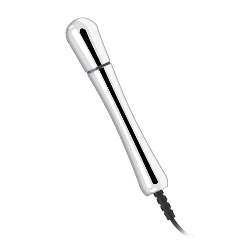 Bipolar Metal Electric Shock Butt Plug - W Electro Sex