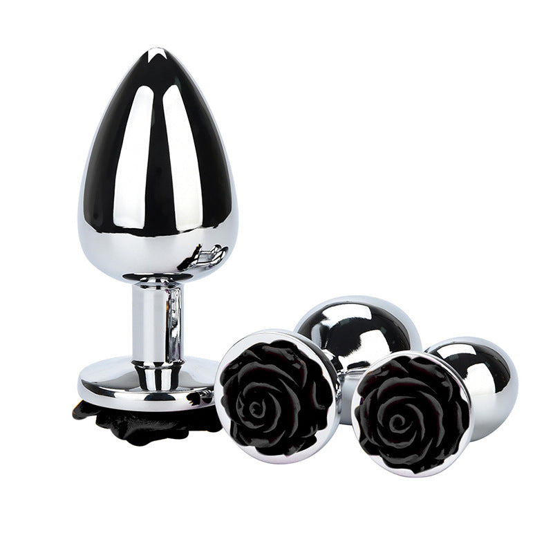 Flower Steel Butt Plug Medium Steel Sex Toys