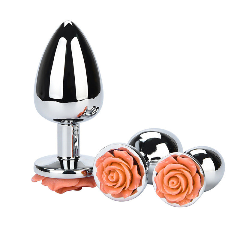 Flower Steel Butt Plug Medium Steel Sex Toys