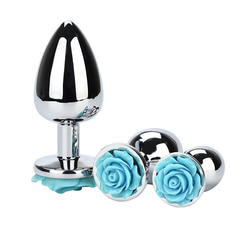 Flower Steel Butt Plug Medium Steel Sex Toys