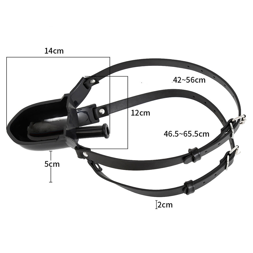 BDStyle Cup Uro Pissotiere BDSM Play Mouth Gag Bondage Gags and Bits