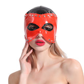 BDStyle Faux Leather Half Head PVC Hood Bondage Hoods