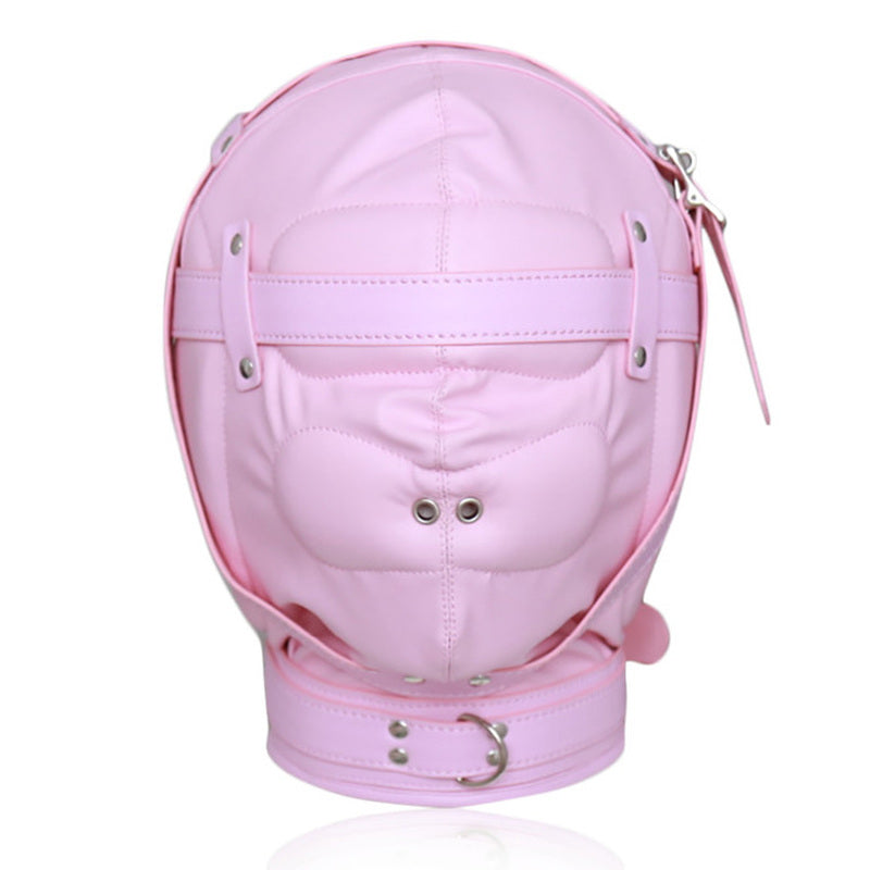BDStyle Premium Total Sensory Deprivation Bondage Leather Hood Bondage Hoods