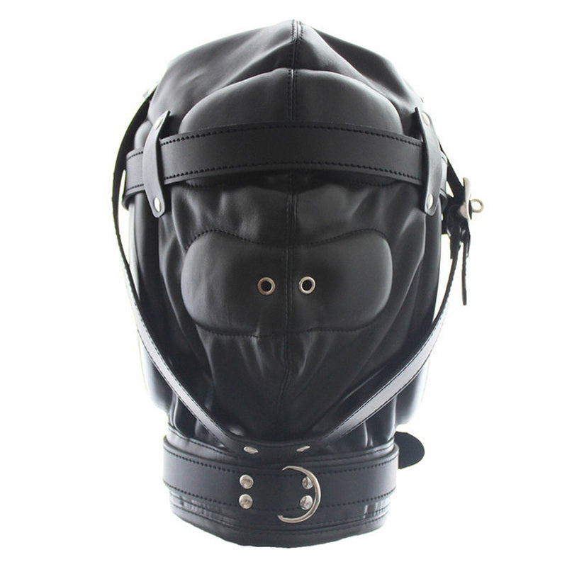 BDStyle Premium Total Sensory Deprivation Bondage Leather Hood Bondage Hoods