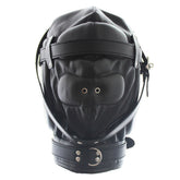BDStyle Premium Total Sensory Deprivation Bondage Leather Hood Bondage Hoods