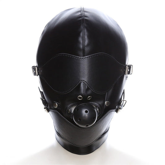 BDStyle Bondage Mouth Gag Full Gimp Hood - Bondage Hoods