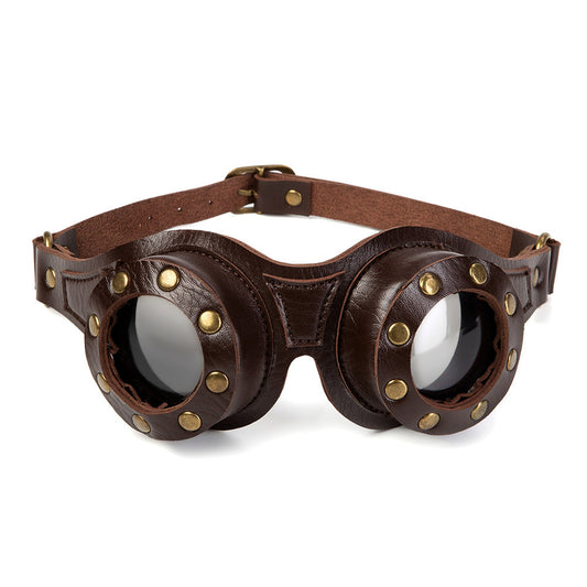 BDStyle Steampunk Cosplay Motorcycle Goggles Default Title Masks And Blindfolds