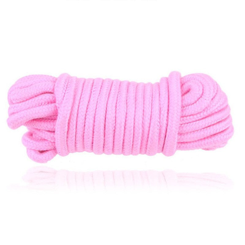 Bondage Rope Pink Cuffs and Restraints