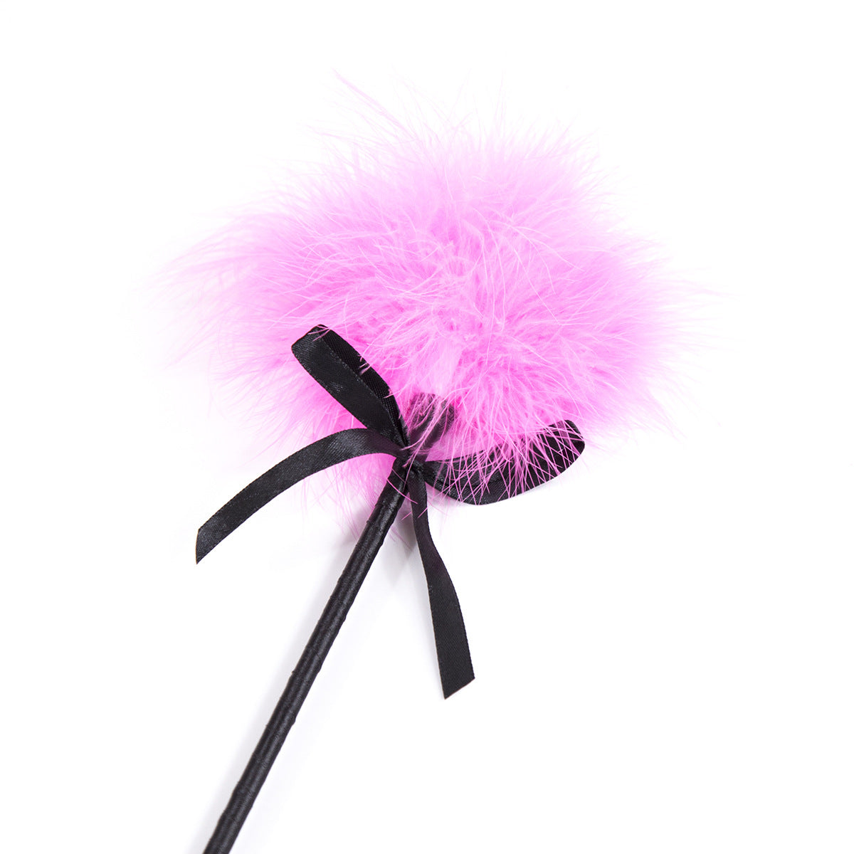 BDStyle Pink Fancy Feather Tickler With Ribbon Ticklers