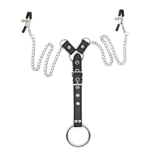 Nipple Clamps And Cock Ring - Cock Rings