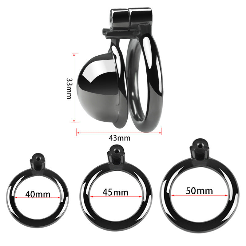 BDStyle CB Chastity Lock Cock Cage Black Male Chastity