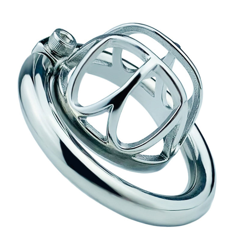 BDStyle Hex Screw Steel Mens Cock Cage Male Chastity