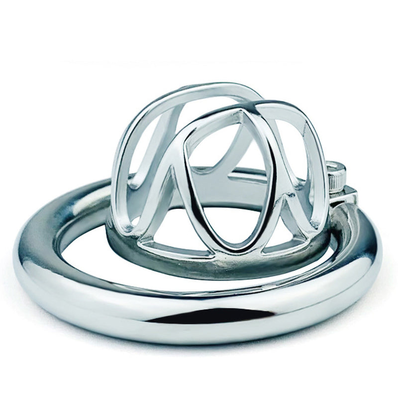 BDStyle Hex Screw Steel Mens Cock Cage Male Chastity