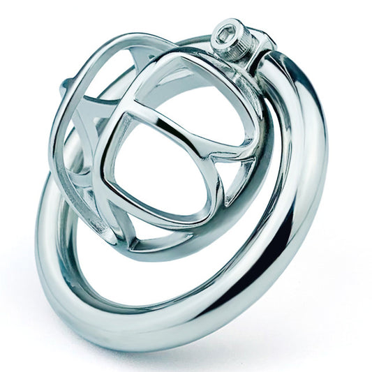 BDStyle Hex Screw Steel Mens Cock Cage Male Chastity