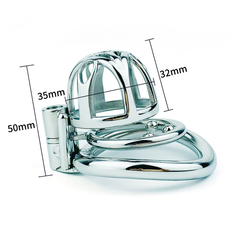 BDStyle Hex Screw Male Chastity Lock Cage With Anti-drop Ring Male Chastity