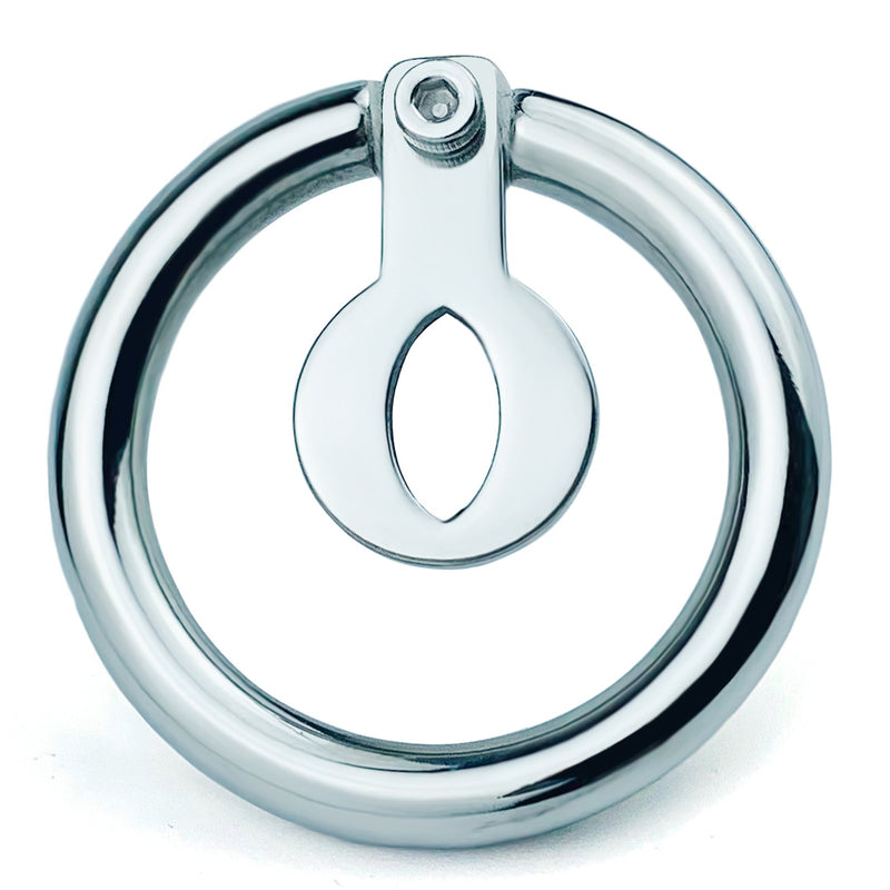 BDStyle Hex Screw Pad Mens Cock Cage With Catheter Hole Male Chastity