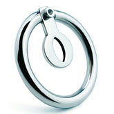 BDStyle Hex Screw Pad Mens Cock Cage With Catheter Hole Male Chastity