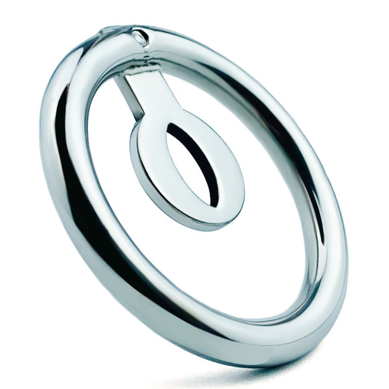 BDStyle Hex Screw Pad Mens Cock Cage With Catheter Hole Male Chastity