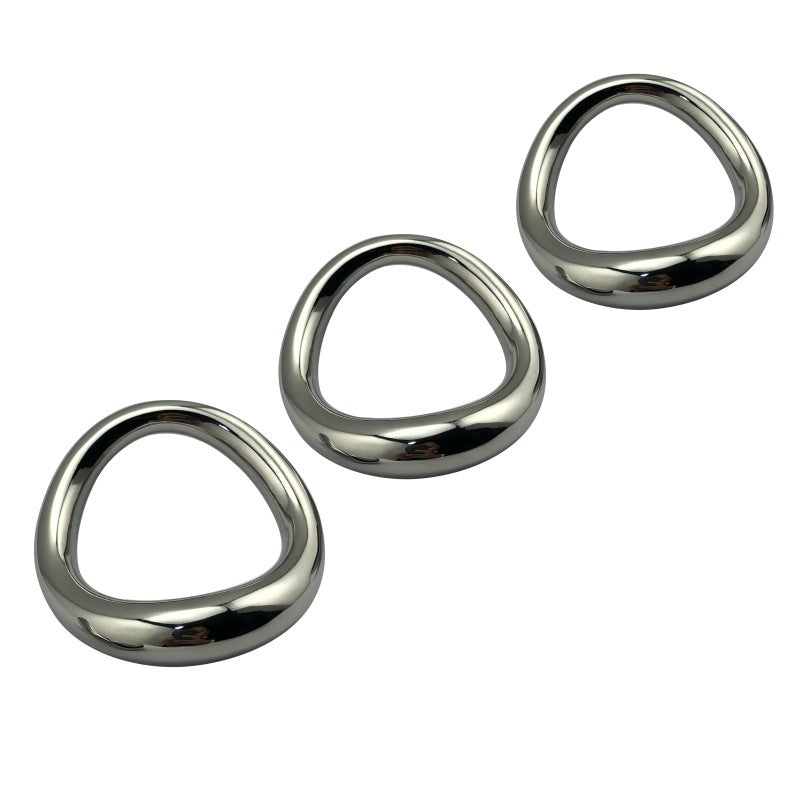 BDStyle Stainless Steel Magnetic Curved Cock Ring Steel Cock Rings