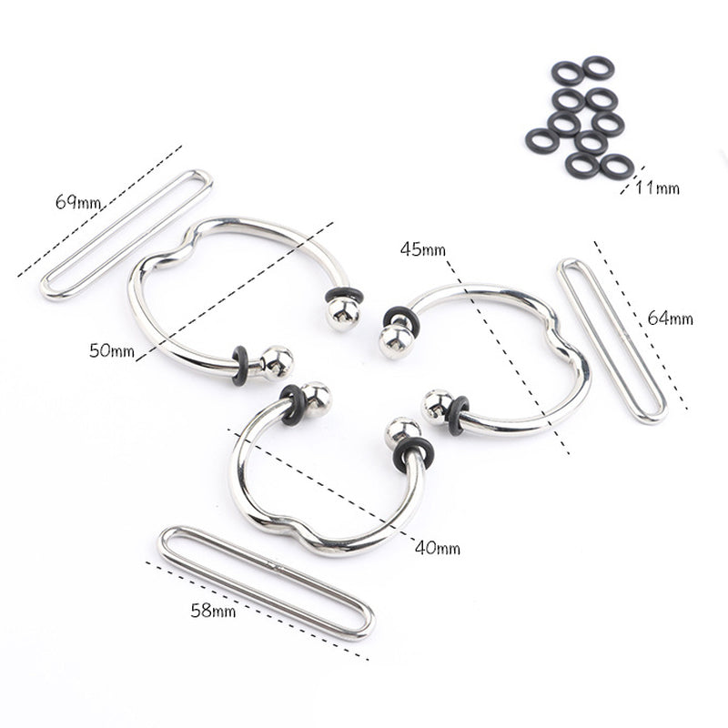 BDStyle Ultimate Male Enhancer Metal Cock Ring Steel Cock Rings