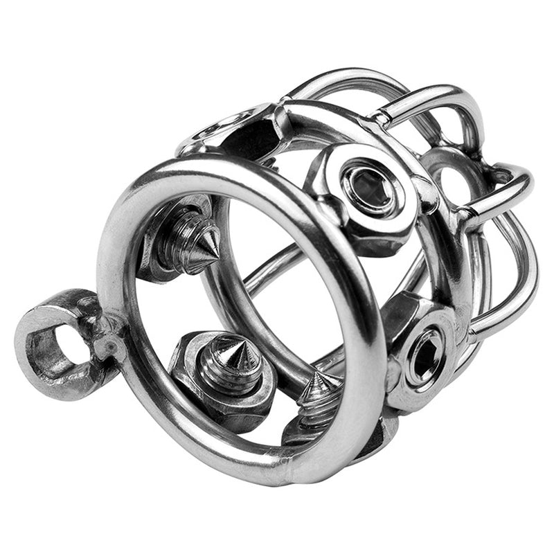 BDStyle Spike Alloy Male Chastity Cock Cage Male Chastity
