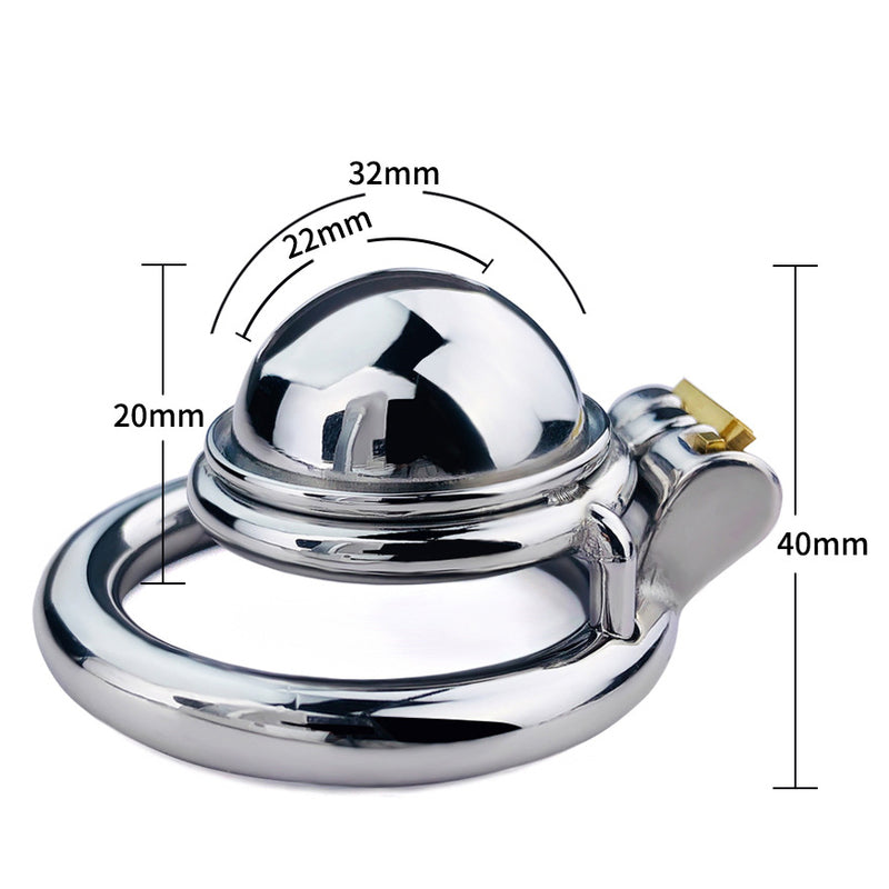 BDStyle Male Chastity Device Penis Cage With Bent Ring Male Chastity