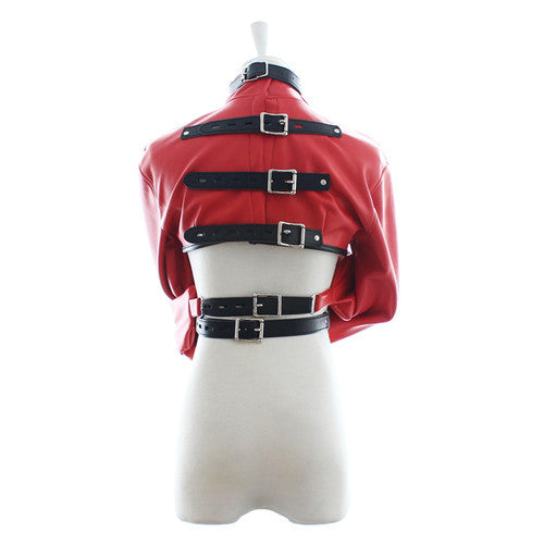 BDStyle Bolero Straitjacket for Bondage Play Red Her Fetish