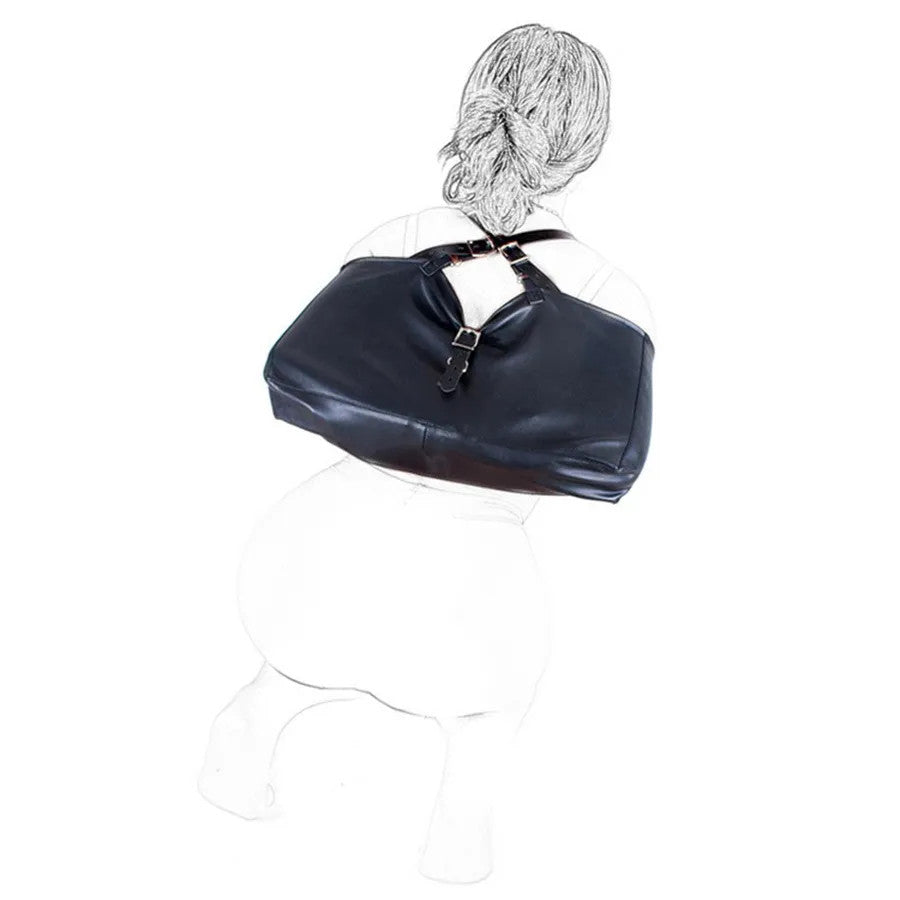 BDStyle Tight Bondage Locking Armbinder Back-Bag Sheath Her Fetish