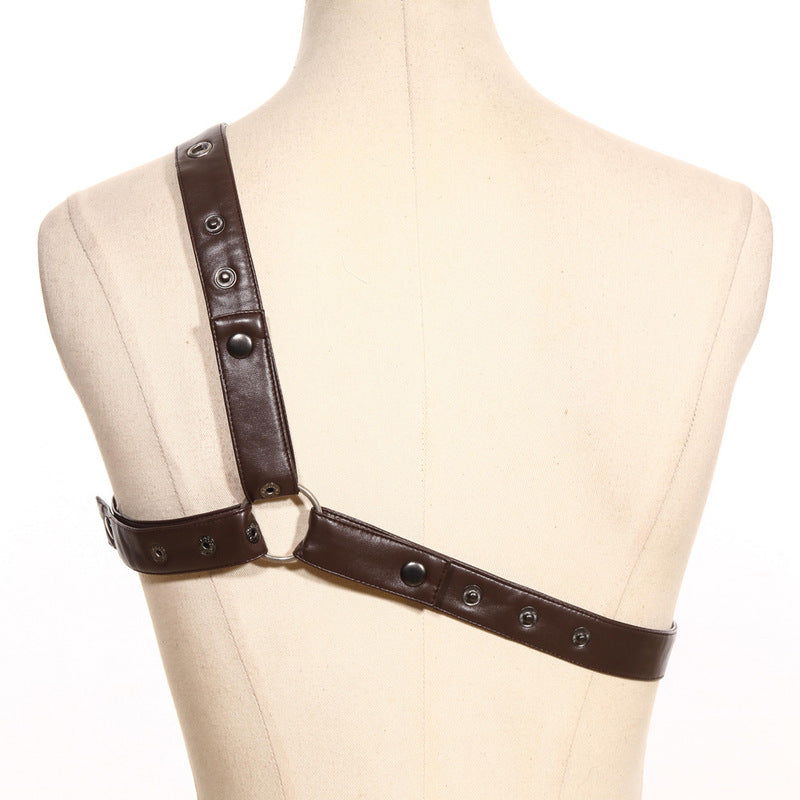 BDStyle Waist Belt Bondage Chest Harness Strap Cuffs And Restraints