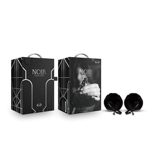 Noir Pom - Sophisticated Nipple Clamps for Indulgent Exploration