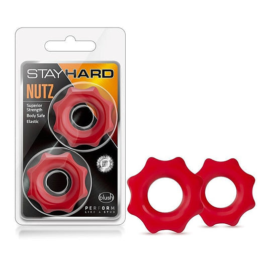 Blush Novelties Stay Hard Nutz - Maximize Intimate Moments - Cock Ring Sets