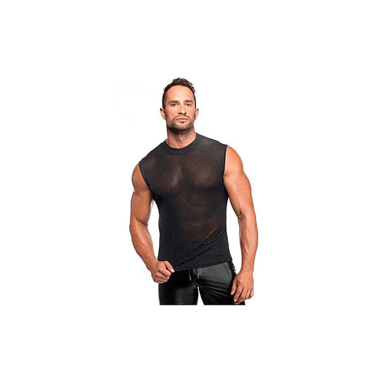 Noir Handmade Onyx Skin Sleeveless Cut Tank Black - Mens Briefs And Boxers