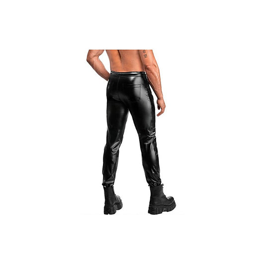 Noir Handmade Rogue Powerwetlook Mens Pants Black - Mens Briefs And Boxers