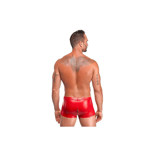 Noir Handmade Sexy Mens Red Ignite Shorts - Mens Briefs And Boxers