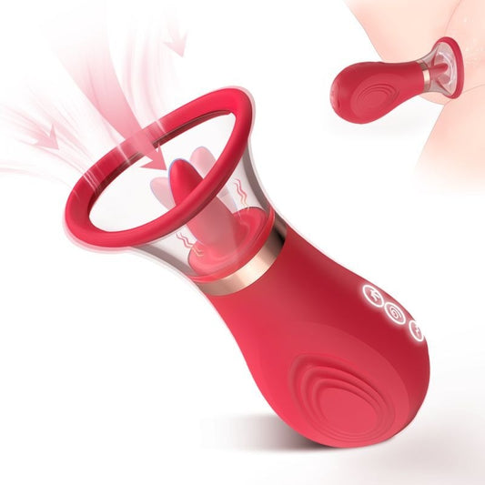 Sybil 3-in-1 Sucking Licking Tickling Stimulator by S-Hande - Clit Ticklers and Pulsators