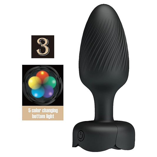 Baile Osborn Light-Up Vibrating Anal Play Plug - Butt Plugs