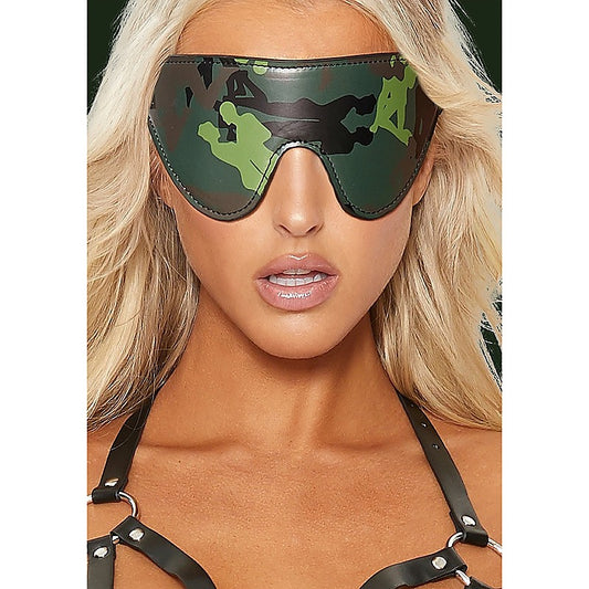 Shots Toys Army Theme BDSM Play Eye Mask - Masks And Blindfolds