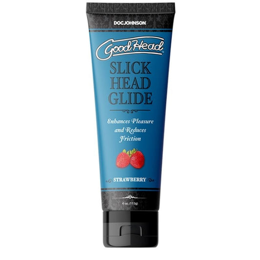 GoodHead Slick Head Glide Strawberry 113g Water Based Lube - Water Based Lubes