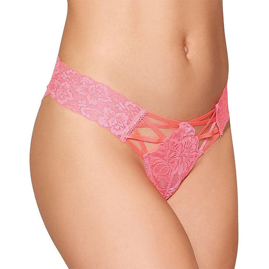 Dreamgirl Lace Up Sexy Womens Panty Large - G-Strings, Panties and Shorts