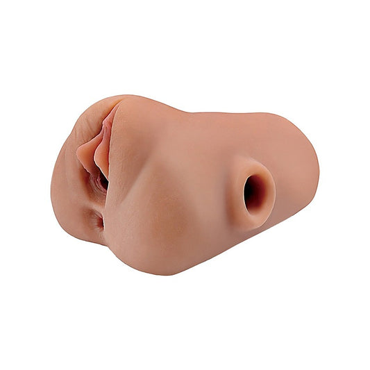 PDX Plus Double Pounder Vibrating Squeeze Male Stroker - Masturbators and Strokers