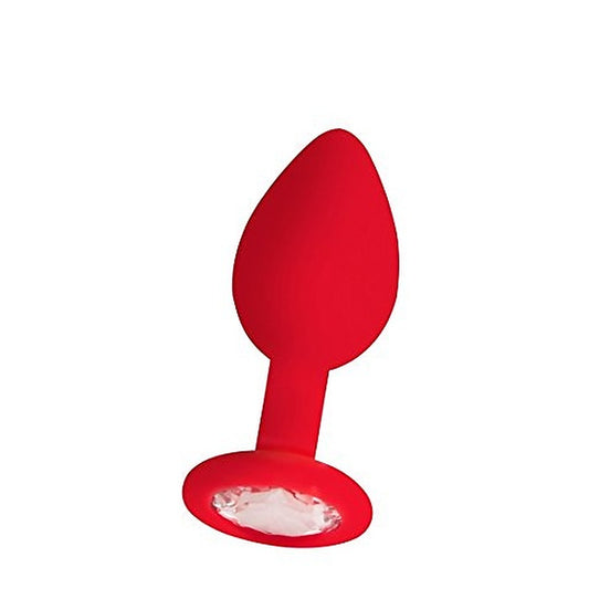 Shots Toys Regular Diamond Silicone Butt Plug - Butt Plugs
