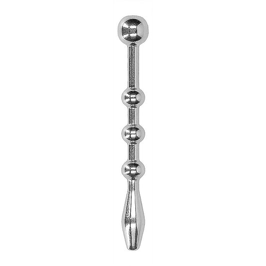 Shots Toys Urethral Sounding Metal Plug with 6 mm Tip - Urethral Sounds