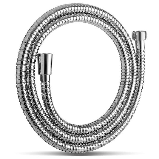 BDStyle Stainless Steel Kink Free Shower Hose Silver - Enemas and Douches