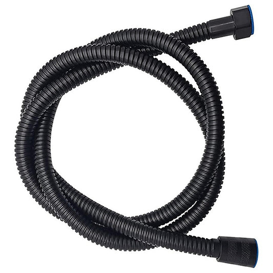 BDStyle Stainless Steel Kink Free Shower Hose Black - Enemas and Douches