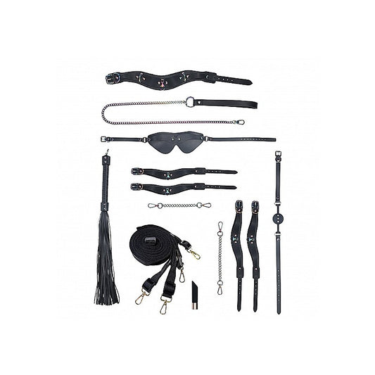 Shots Ouch! Venice Collection Bondage Kit with Bag - Bondage Kits