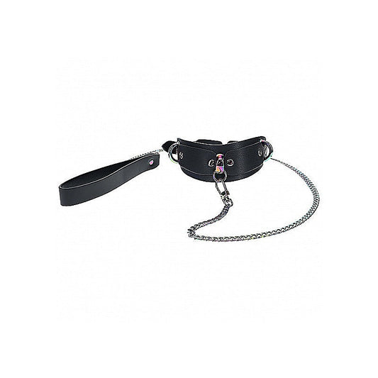 Shots Toys Ouch! Venice Collection BDSM Collar with Leash